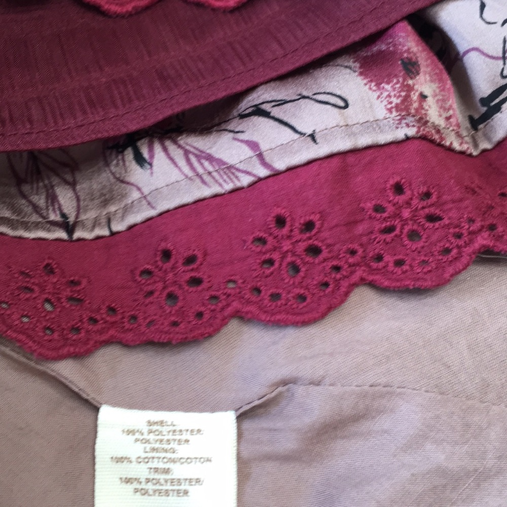 FREE PEOPLE floral dress dusty mauve - Picture 7 of 8